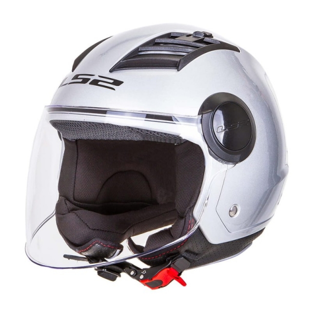 KASK LS2 OF562 AIRFLOW SOLID GLOSS SILVER M
